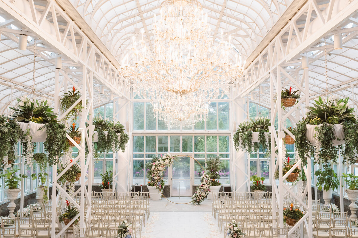 dreamy wedding venue in NJ at the Madison hotel conservatory. Photos by Suess Moments photographer