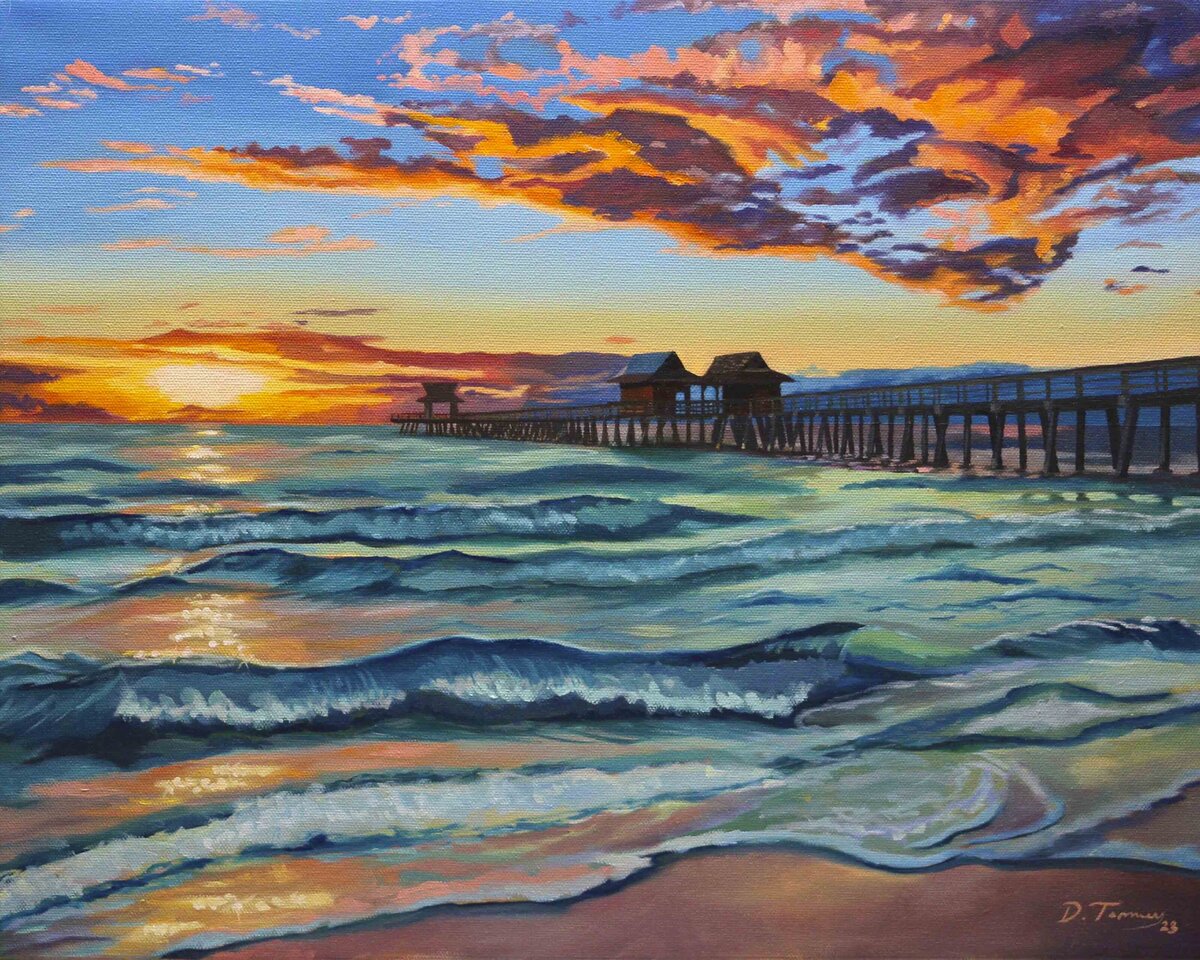 Painting of the ocean