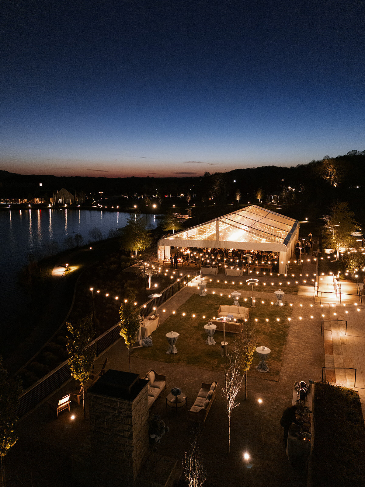 2 Southall Farm Inn TN Wedding Black Bows_Fete Nashville Luxury