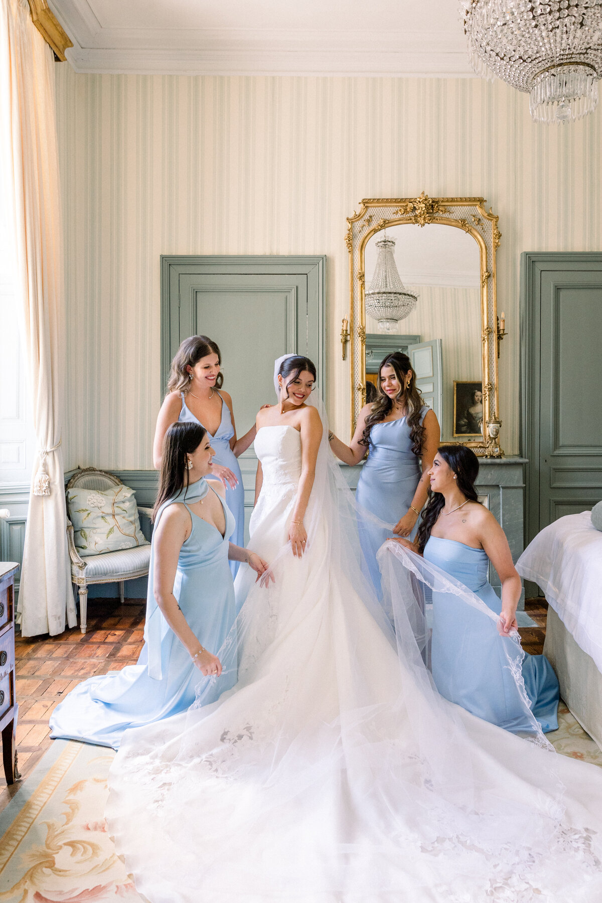 Chateau La Durantie Wedding Bridesmaids