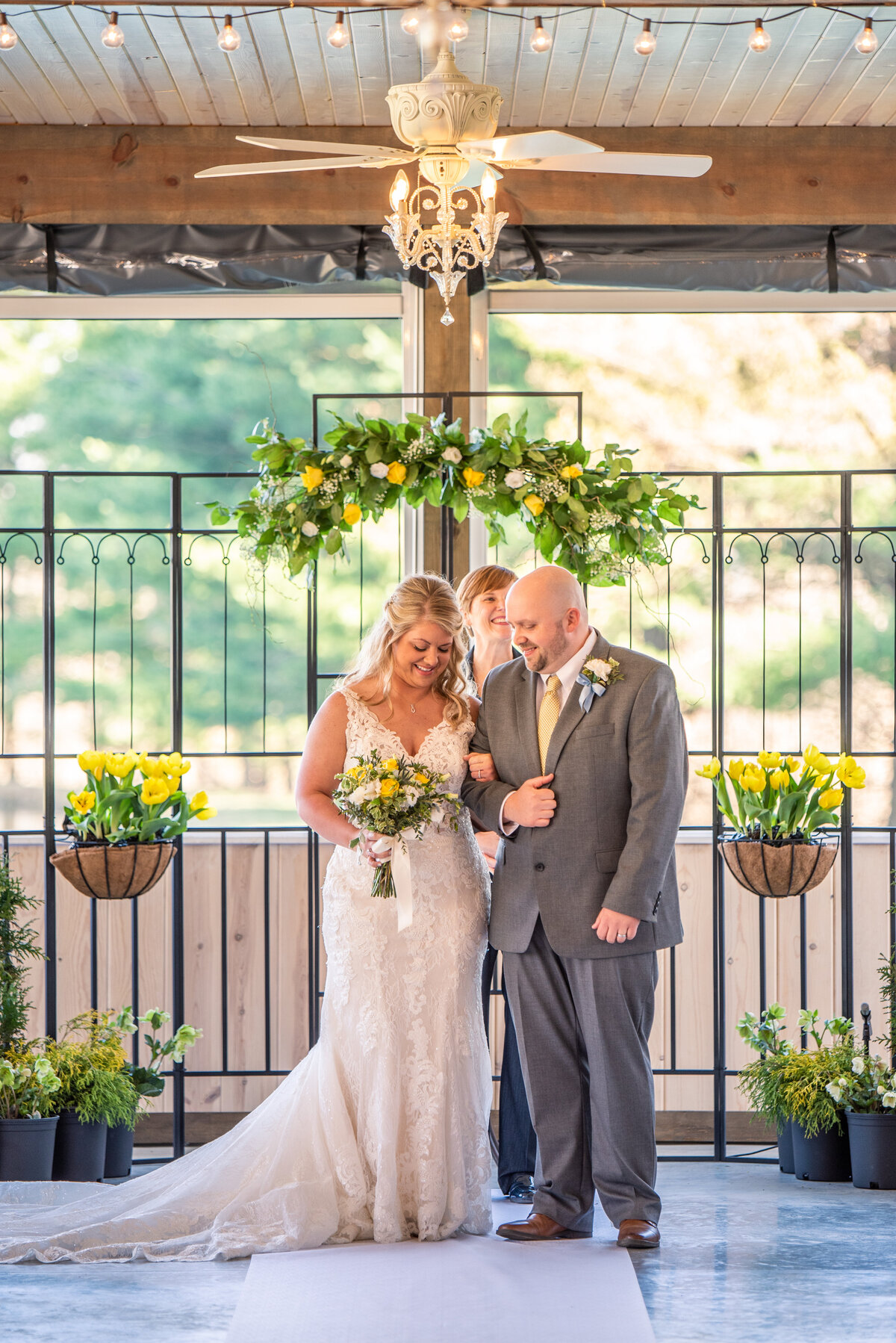 Spring wedding at the Stables at Arrowhead Lake n Millersburg, Ohio
