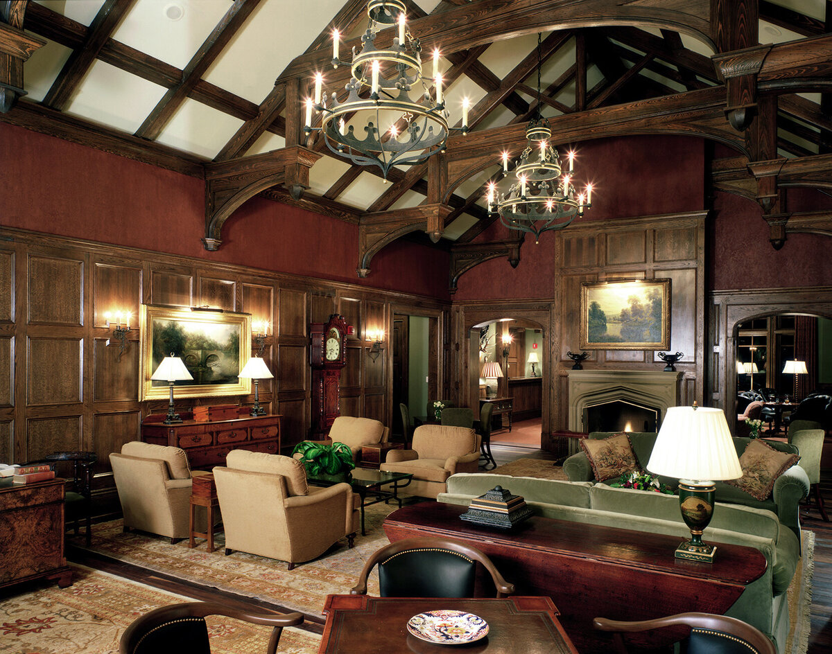 interior view of the grand hall at The Ledges Country Club