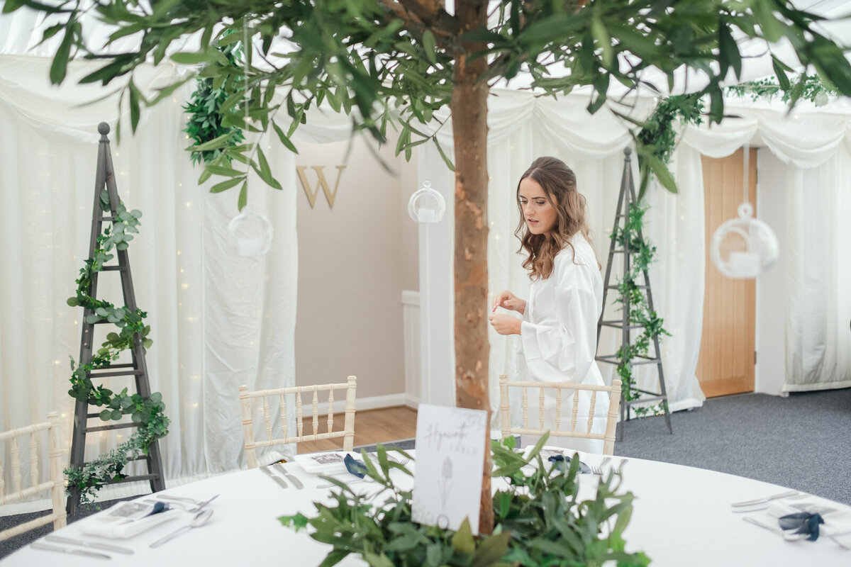 Romantic Wedding at Hilltop Country House, Cheshire - Stunning Countryside Venue-17