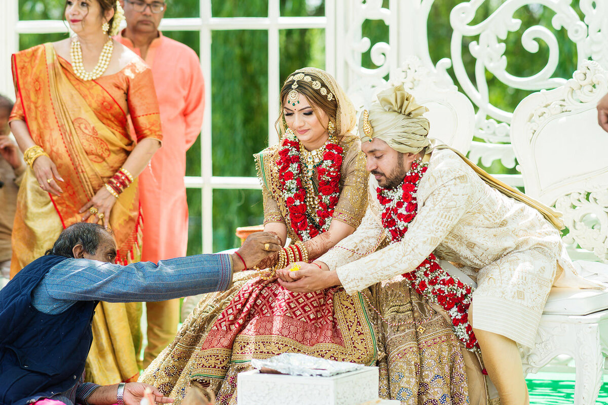 Indian wedding day photo - indian ceremony