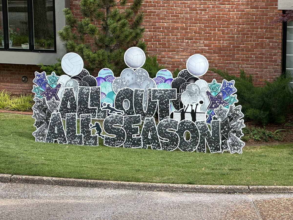 Simply Sign It is a yard greeting sign rental company servicing Edmond, NW OKC, Piedmont, and Deer Creek. Create a yard greeting sign for your home, organization, or school.