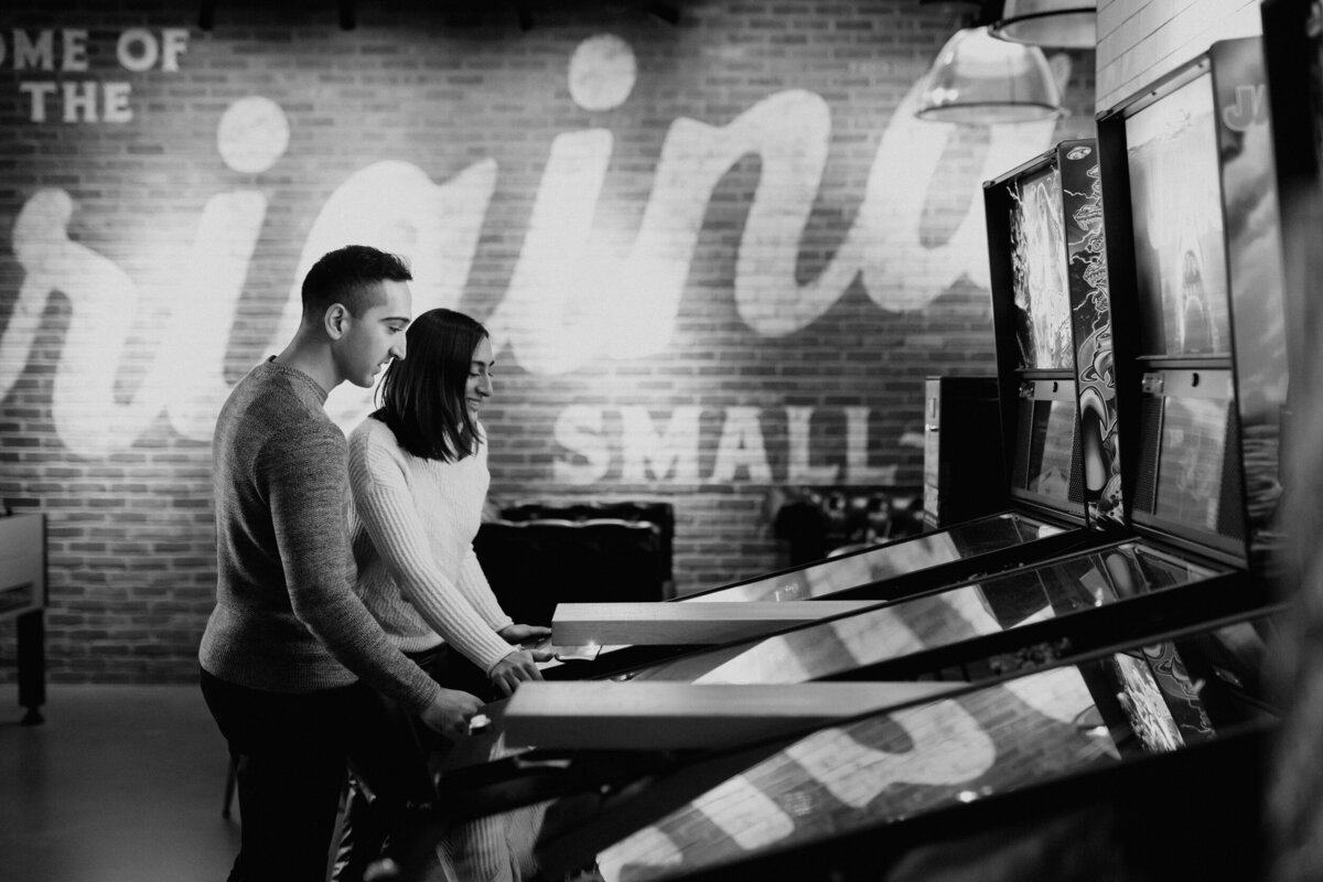 pins mechanical co. engagement session in pittsburgh