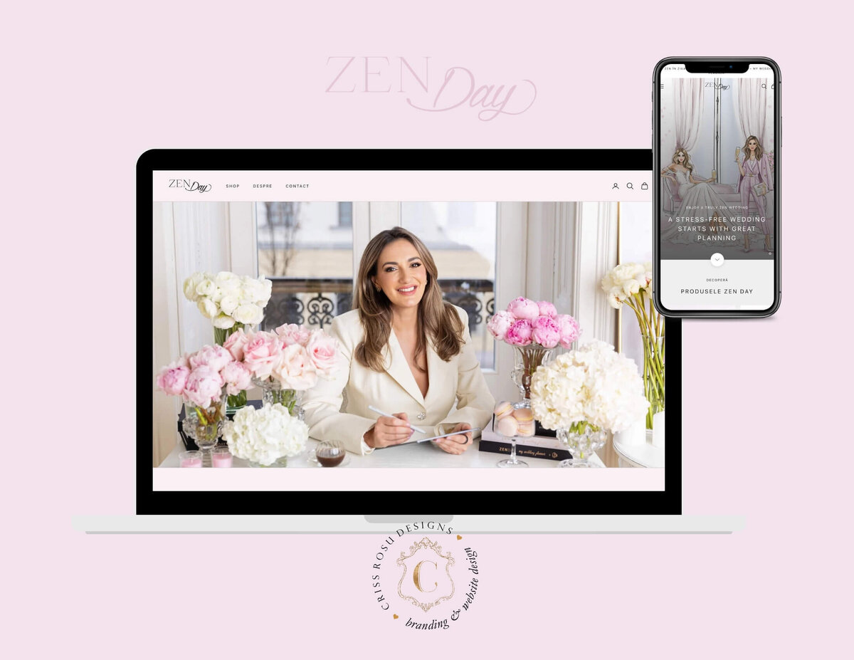 zen day brand design for wedding planner12
