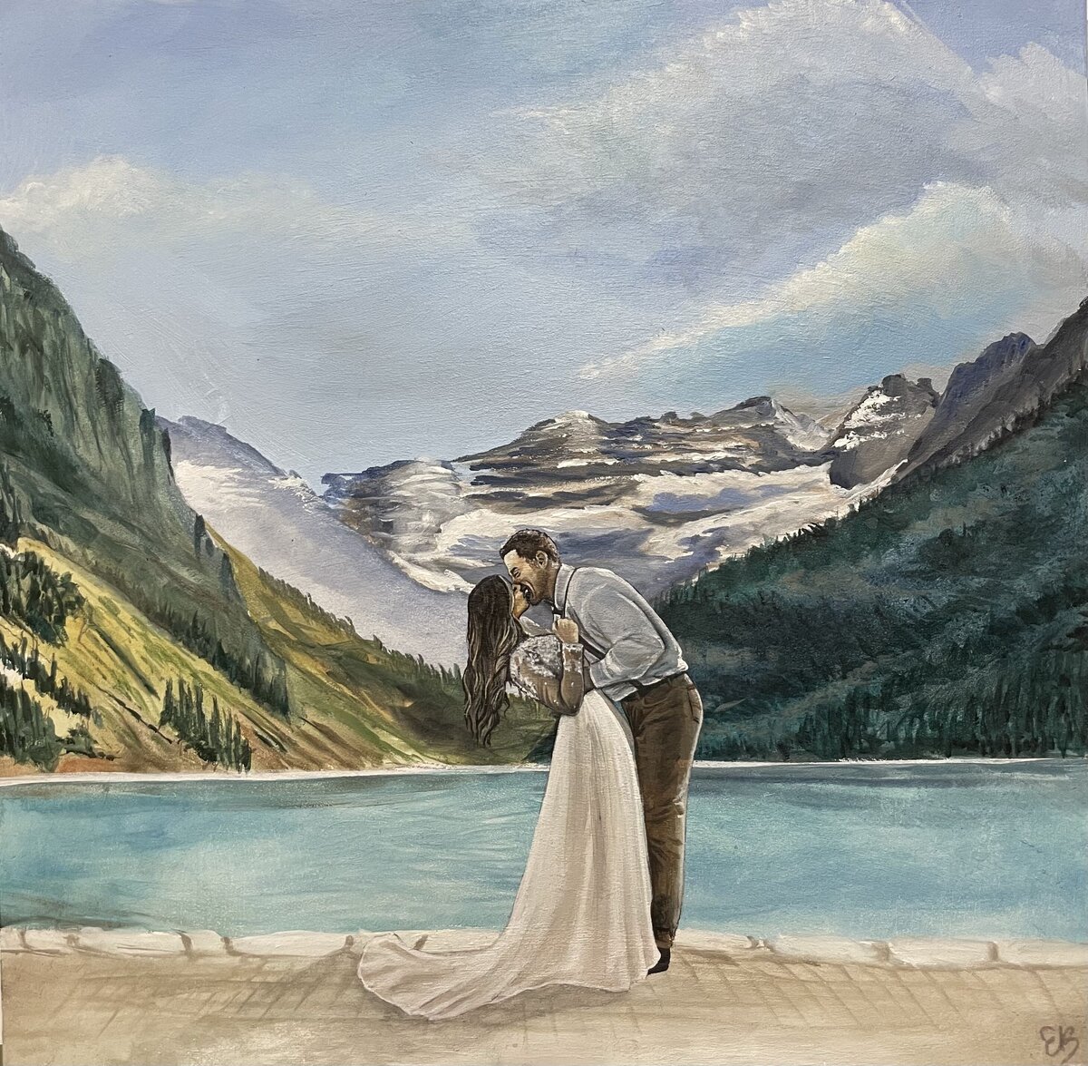 Live Painting- Banff Destination