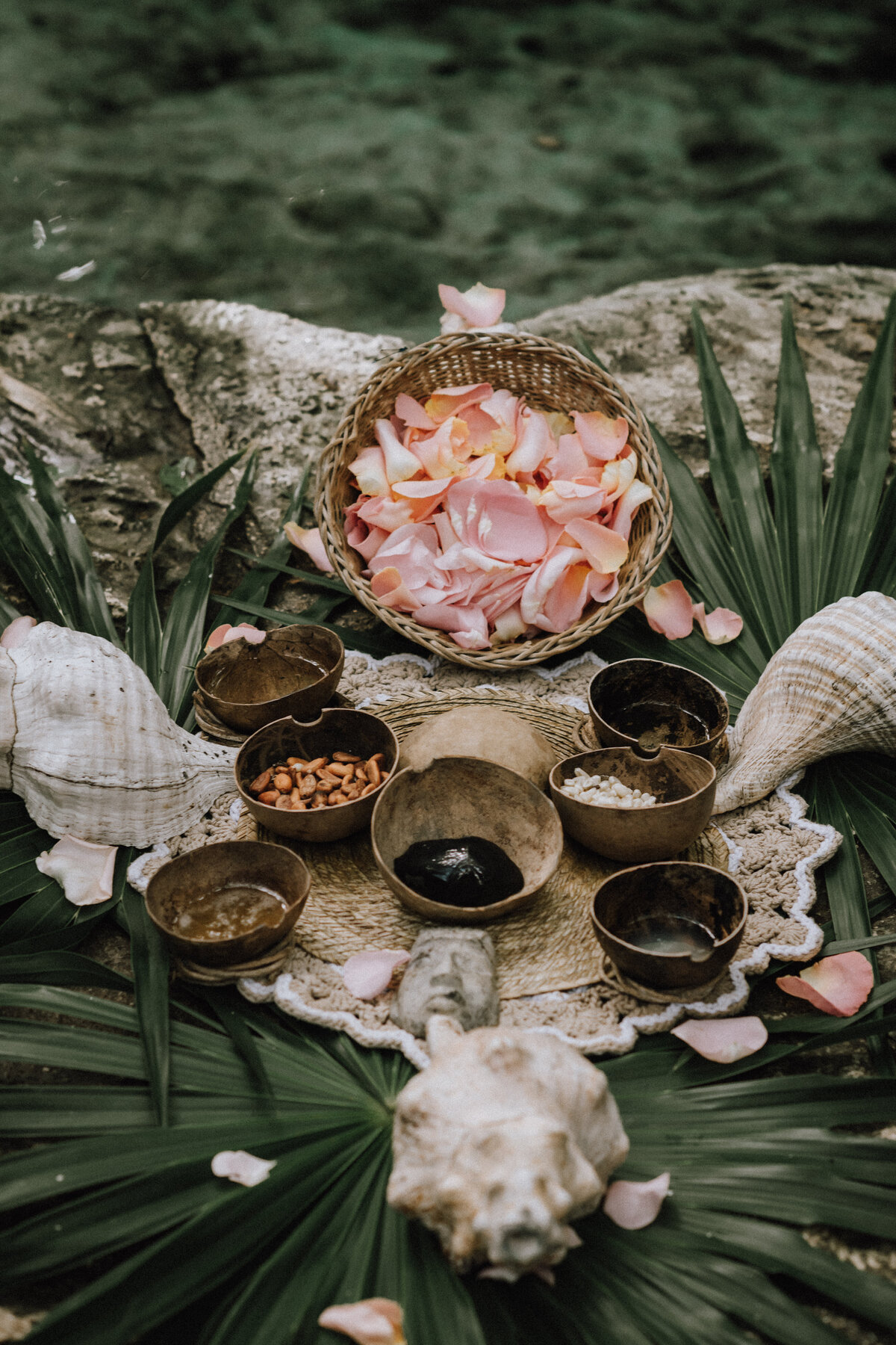 Mayan Wedding Ceremony at a Cenote in Tulum