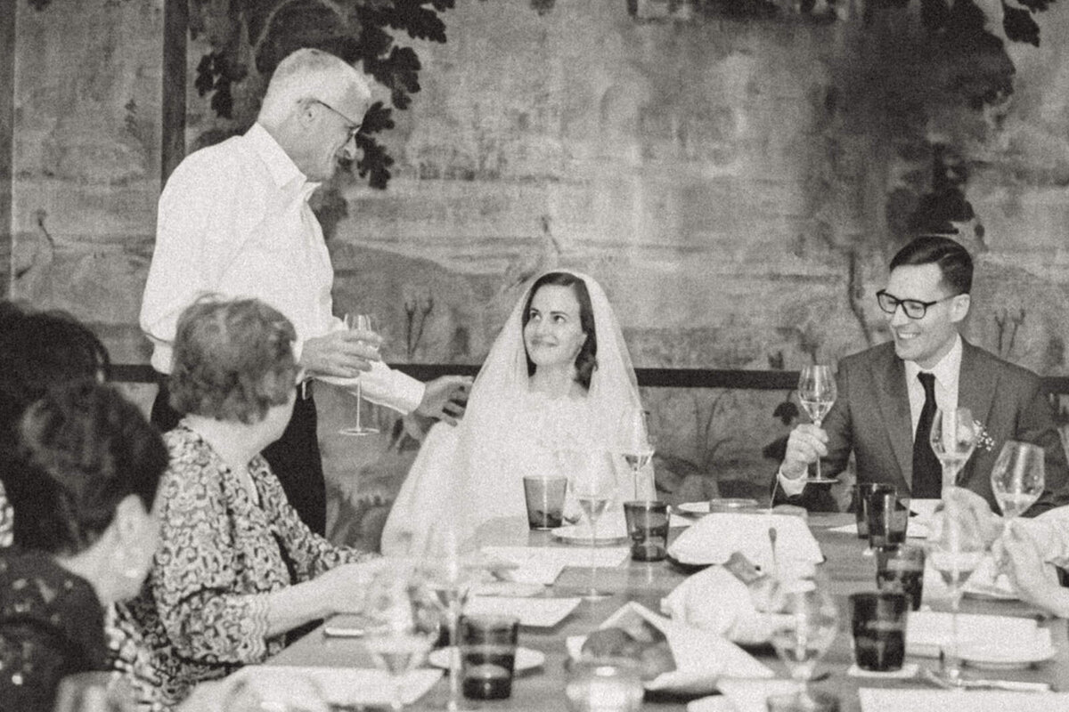 Intimate wedding reception dinner at Burbon stakehouse, JW Essex house marriot, NYC | Oduma photography-34