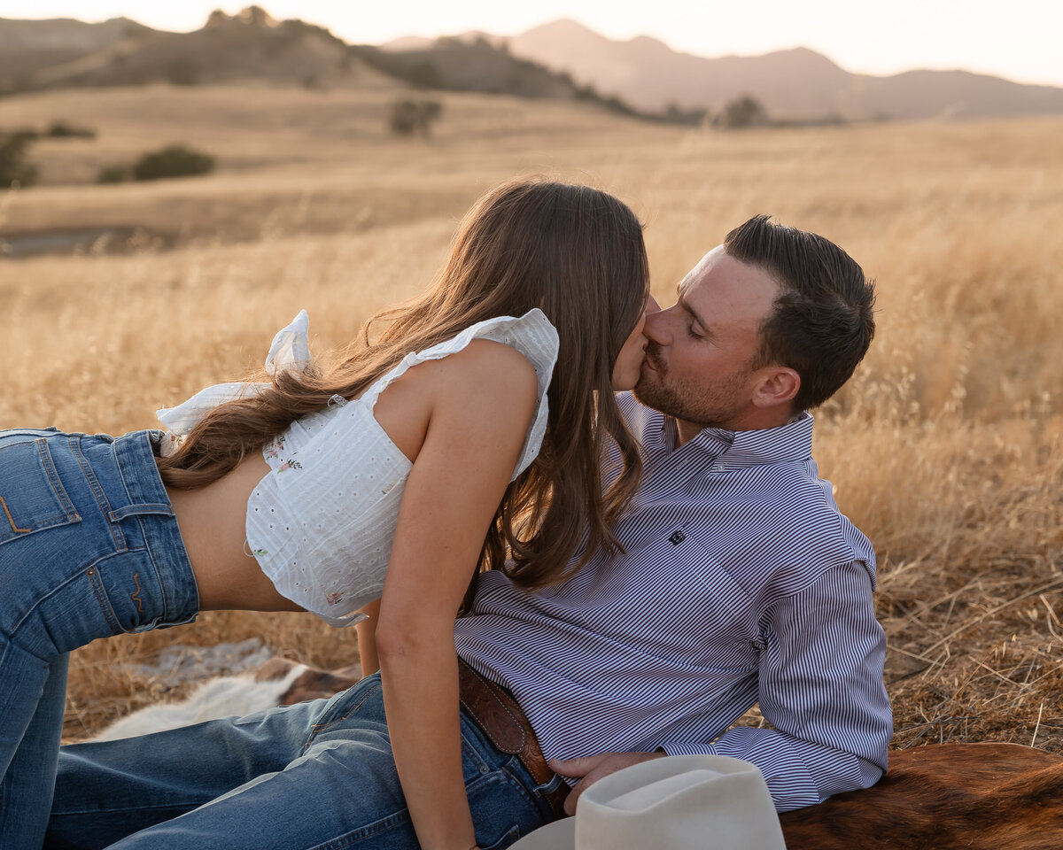 candid couples engagement photos in San Luis Obispo on the Central Coast