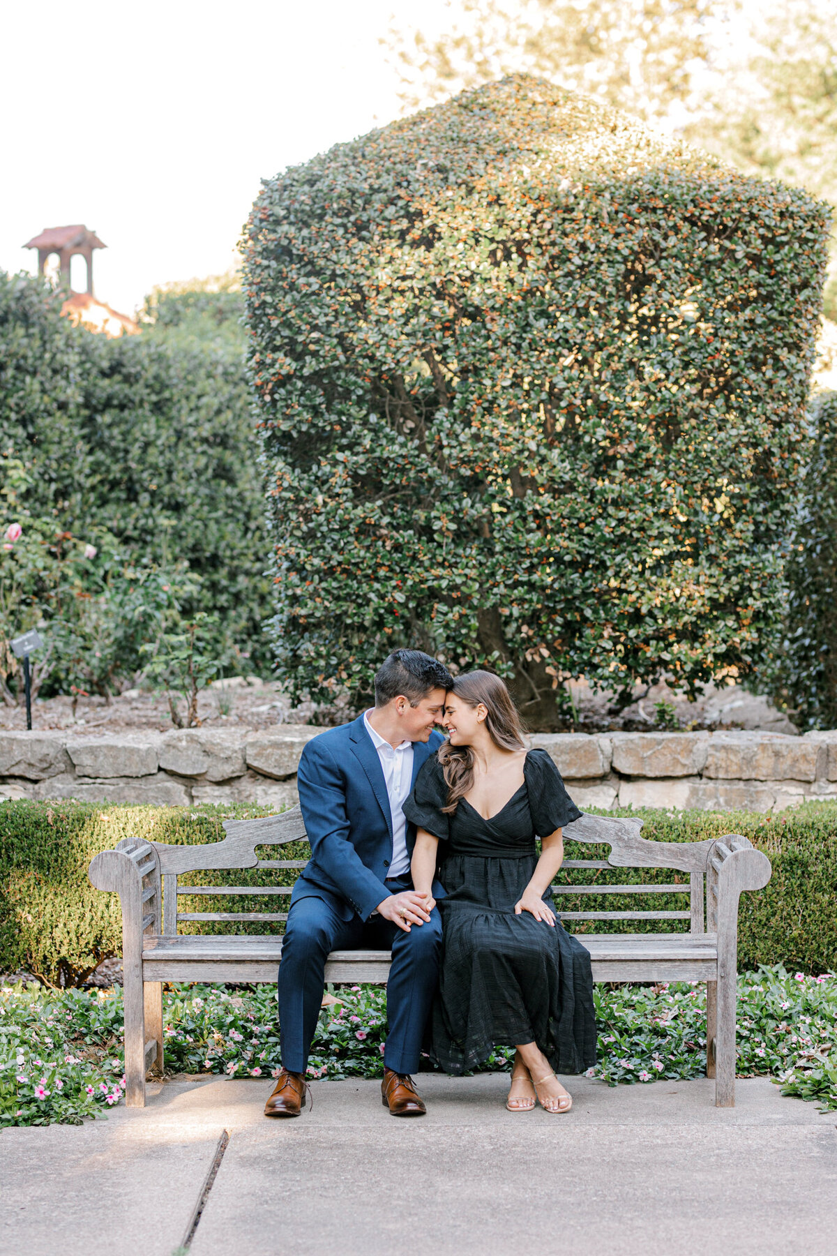 Annie & Logan's Engagement Session at The Dallas Arboretum | Sami Kathryn Photography | Dallas Wedding Photographer-22