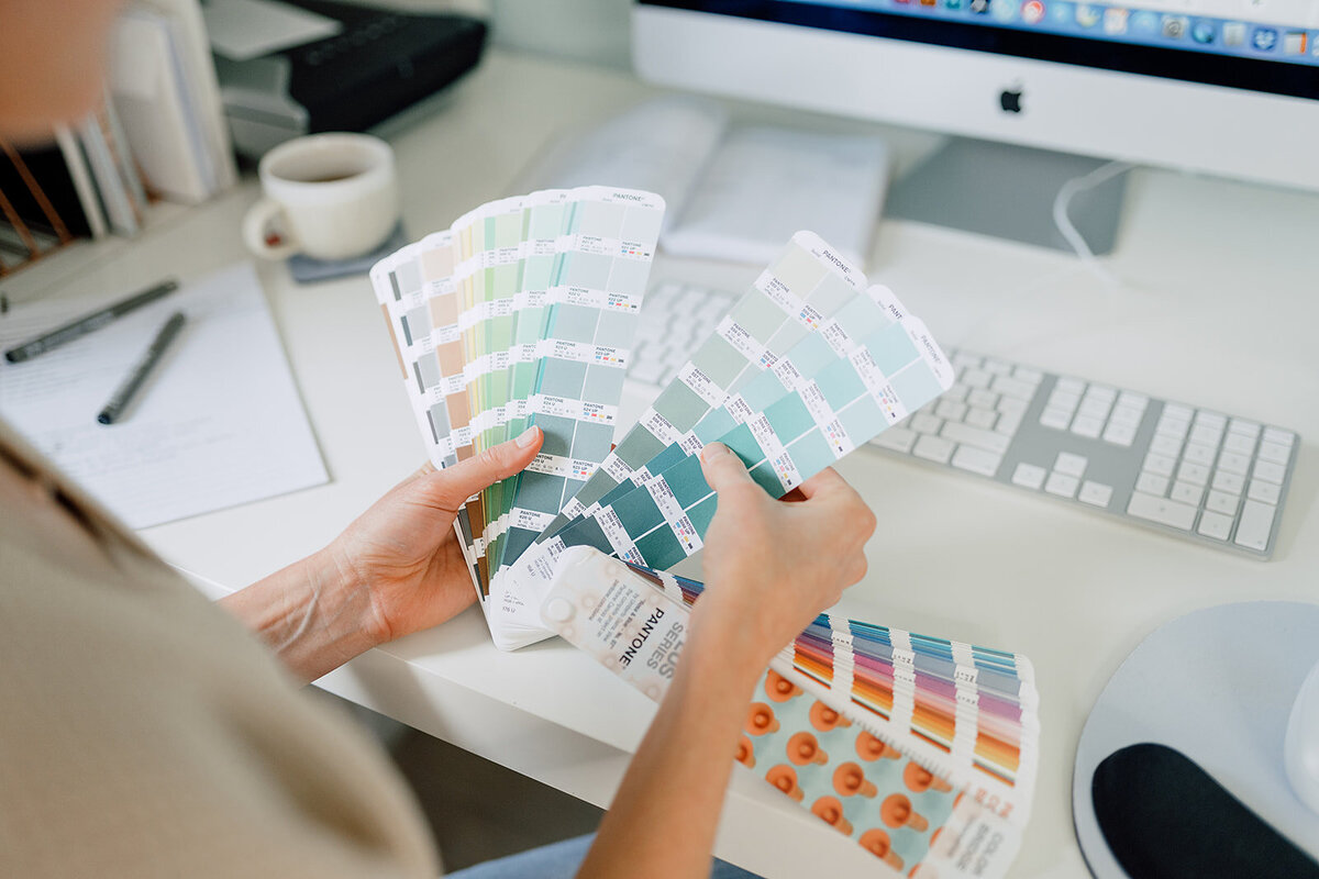 researching brand color palettes