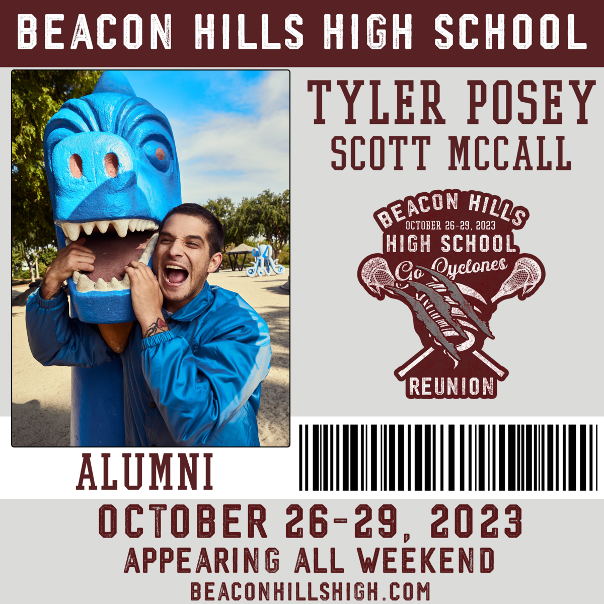 Tyler Posey is our first guest for the Beacon Hills Forever 2 ! The on