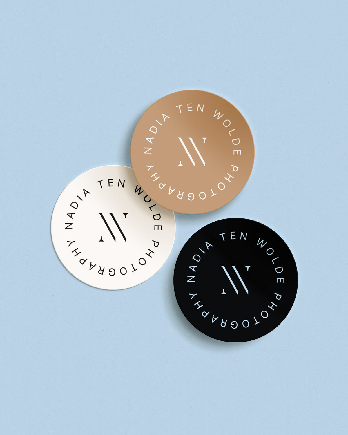 Stickers ontwerp voor Nadia ten Wolde Photography