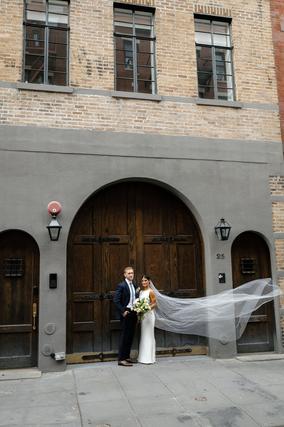 Bride & Groom Portrait by Lisa Blanche Photography
