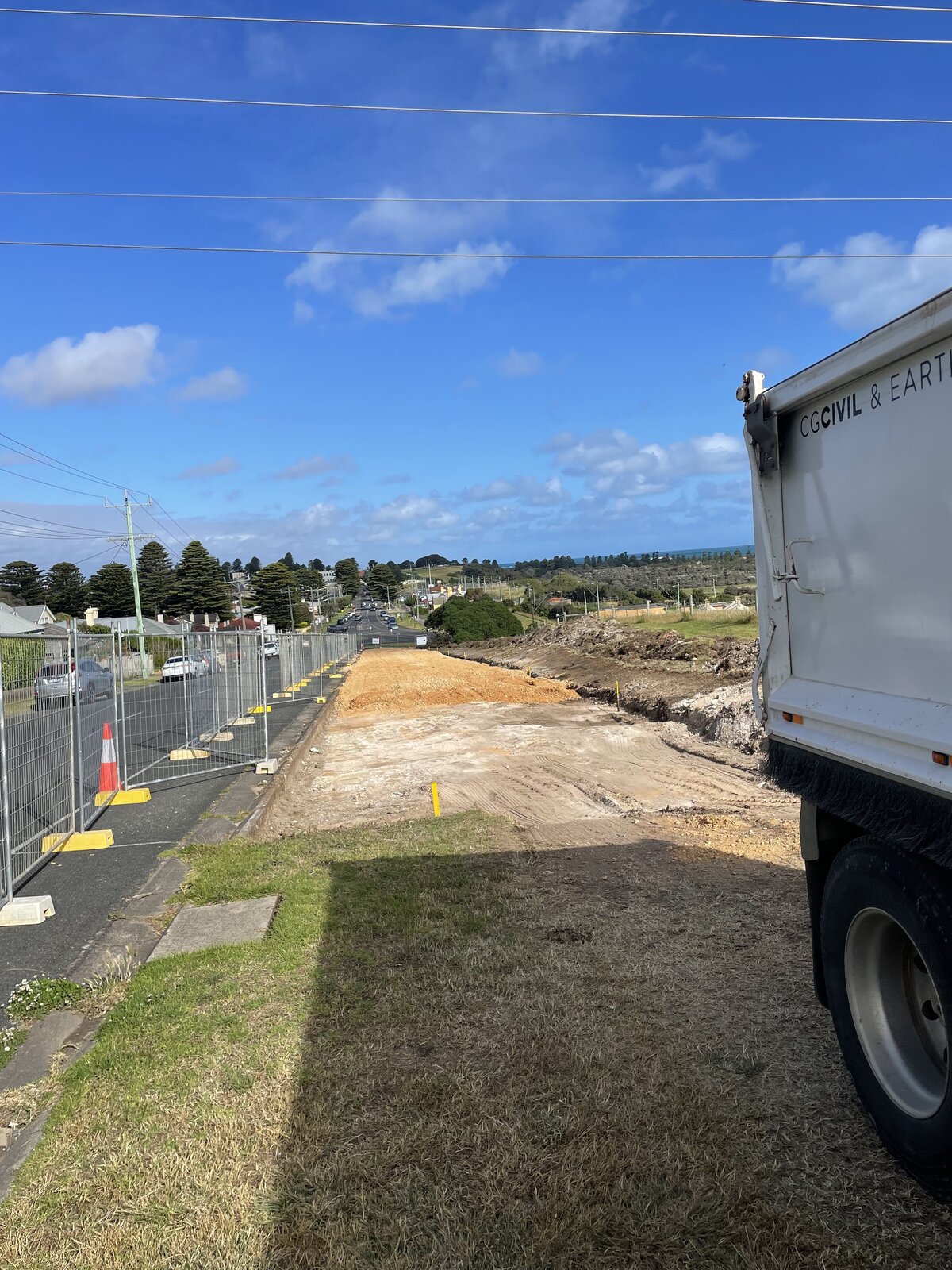 road pavement excavation and subgrade  material cartage