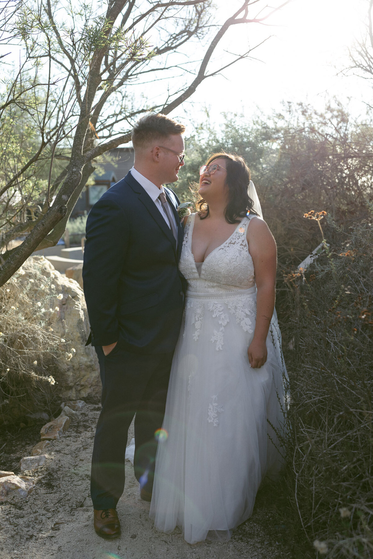 A wedding at the Environmental Nature Center in Newport Beach, CA