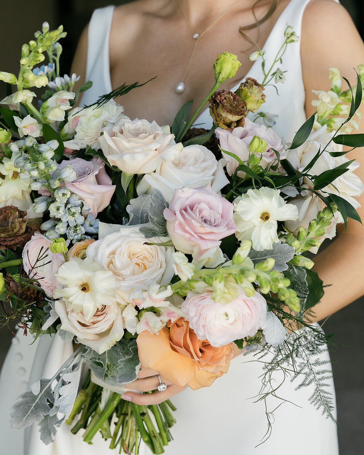 Pastel bridal bouquet arizona