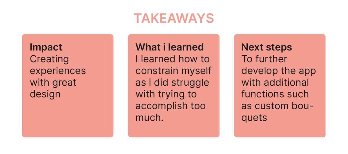 Lessons learned and final results from the flower app case study

