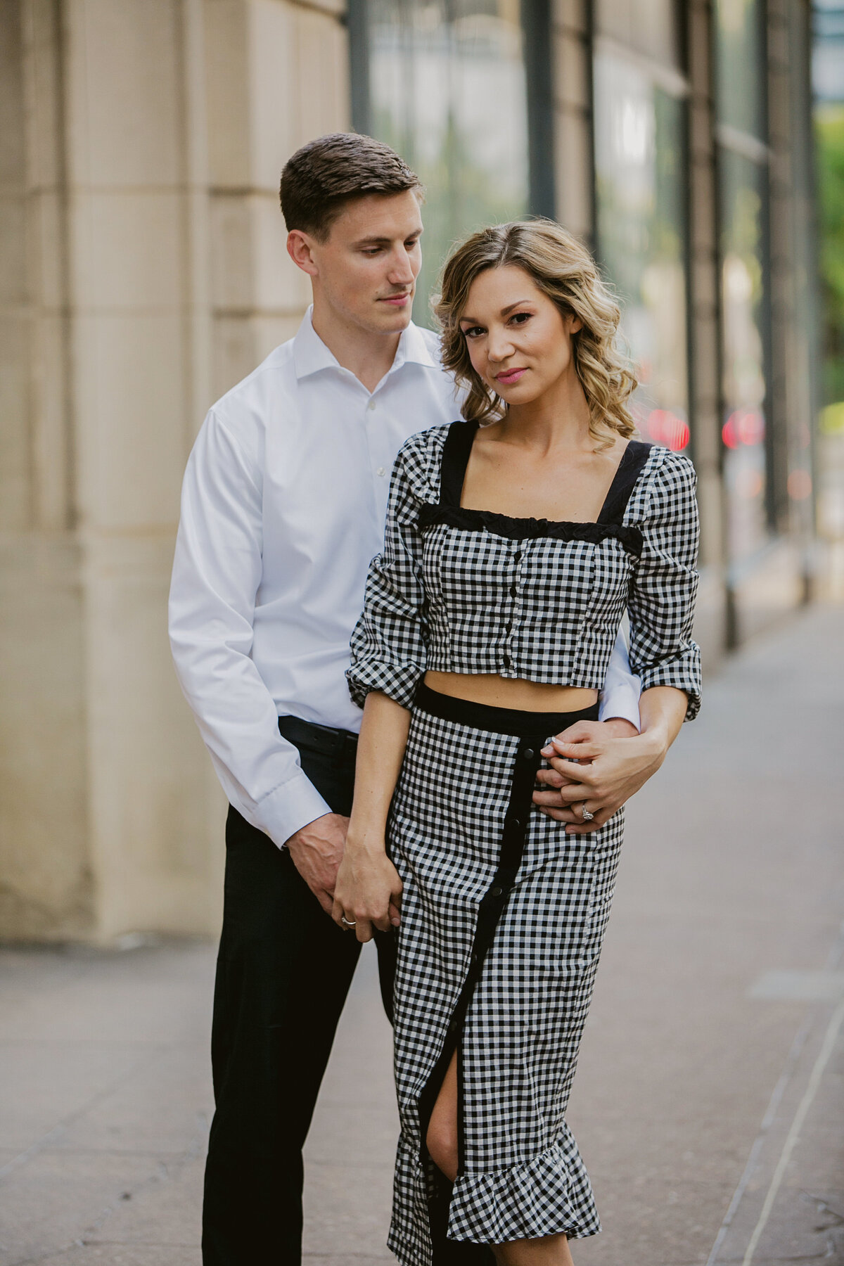 Dallas skyline engagement photos Hampton Morrow 0029