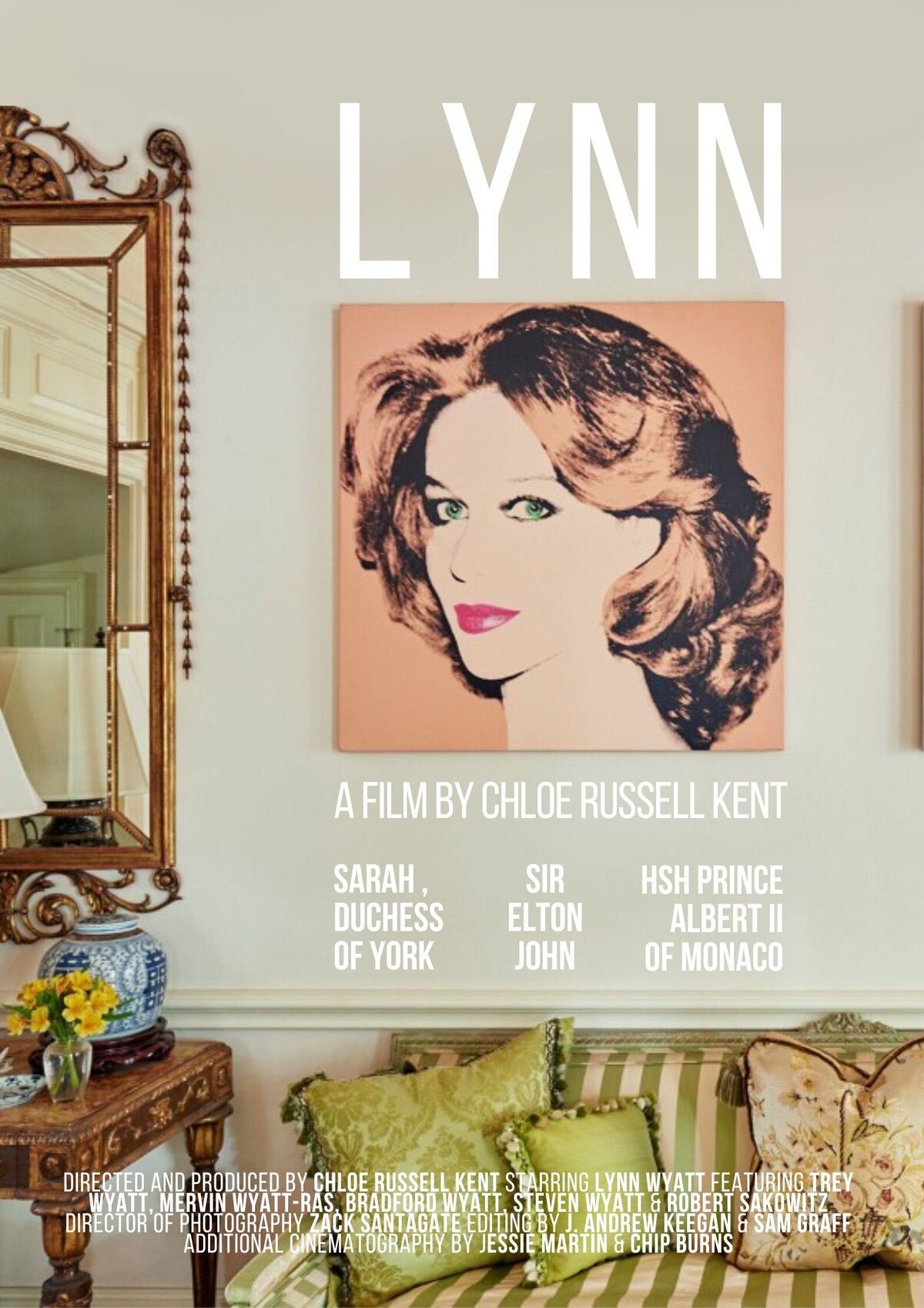 Monochromatic Woman Portrait Movie Poster