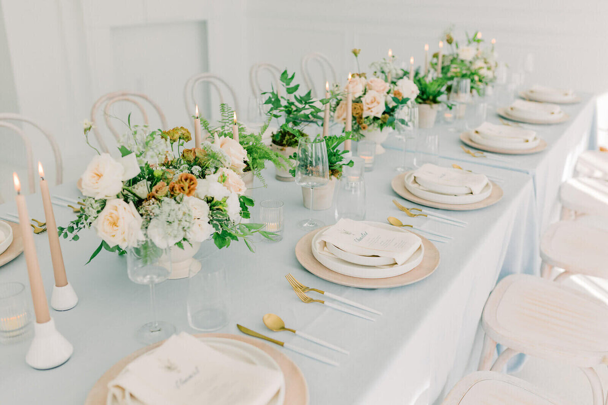 wedding table designed by wedding planners in minneapolis minnesota