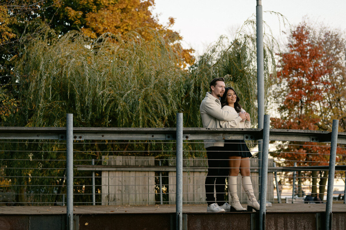 Harbour front engagement photos
