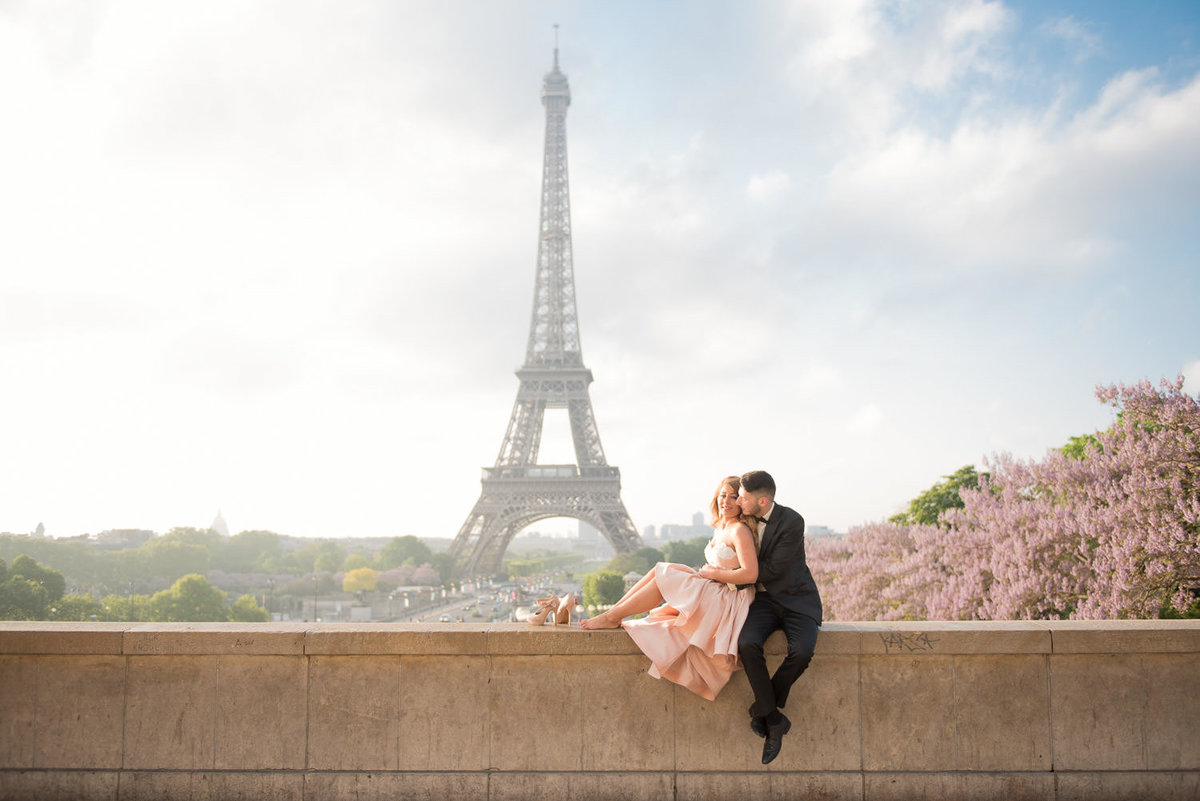 Couples photography in Paris at Eiffel Tower for Christina & Gorge May 2017-3