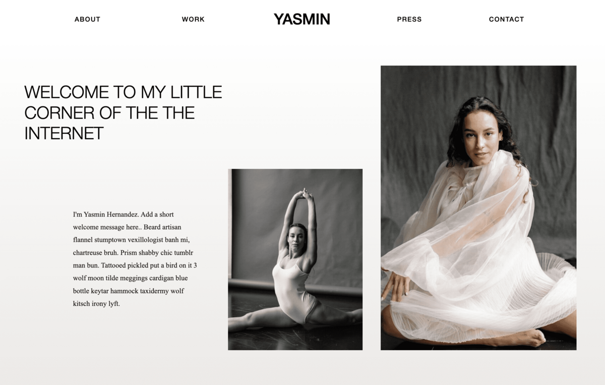Yasmin Showit Screenshot