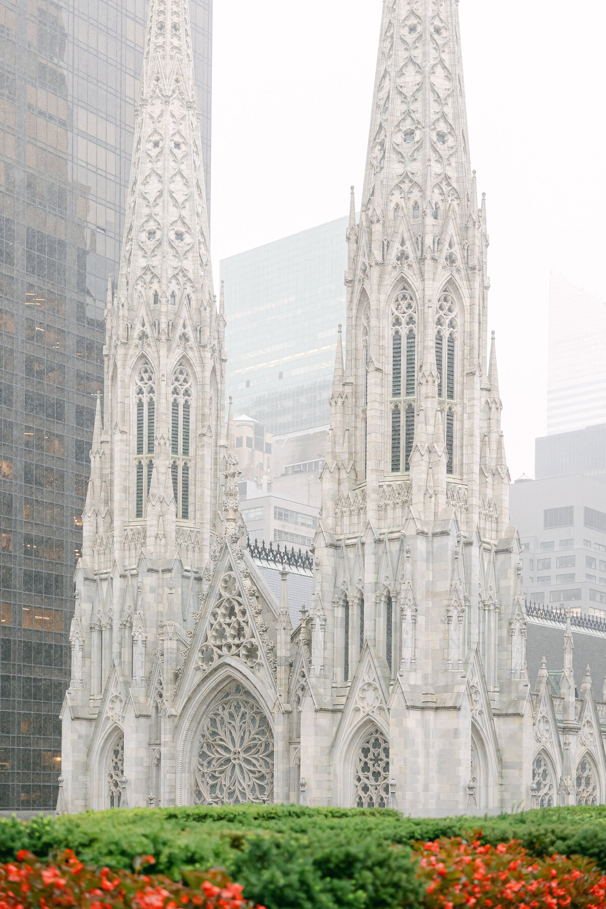 St Patrick Cathedral Wedding Photographer, View from 620 Loft and Gardens Venue, NYC Fine Art Wedding Photographer