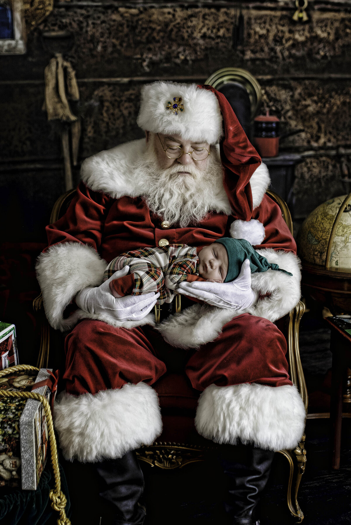 Santa and Baby