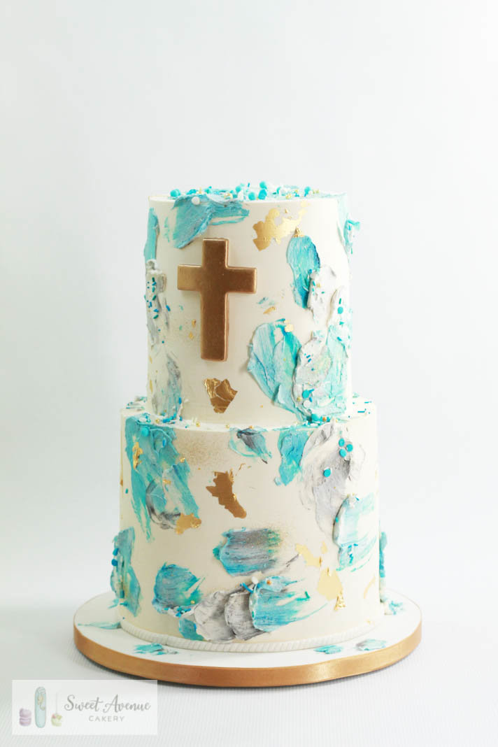 baby boy christening cake, boy communion cake