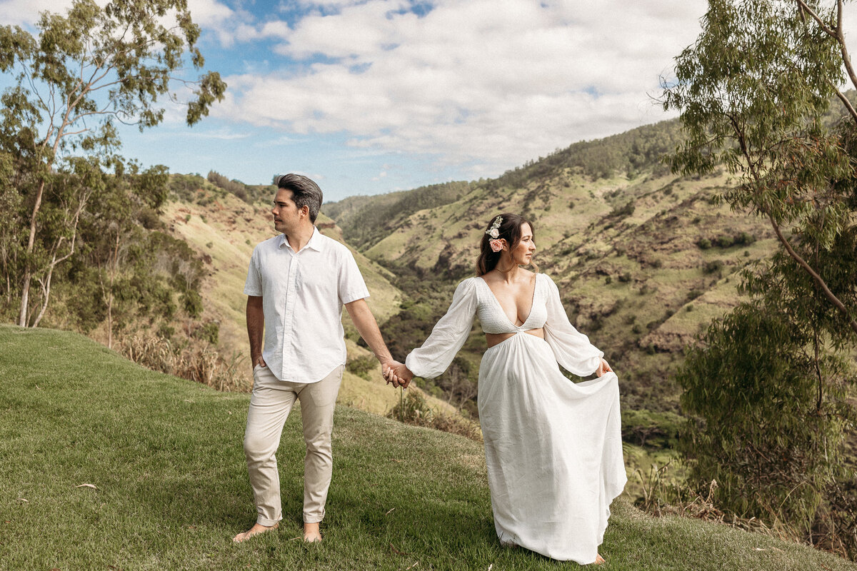 bride and groom portrait