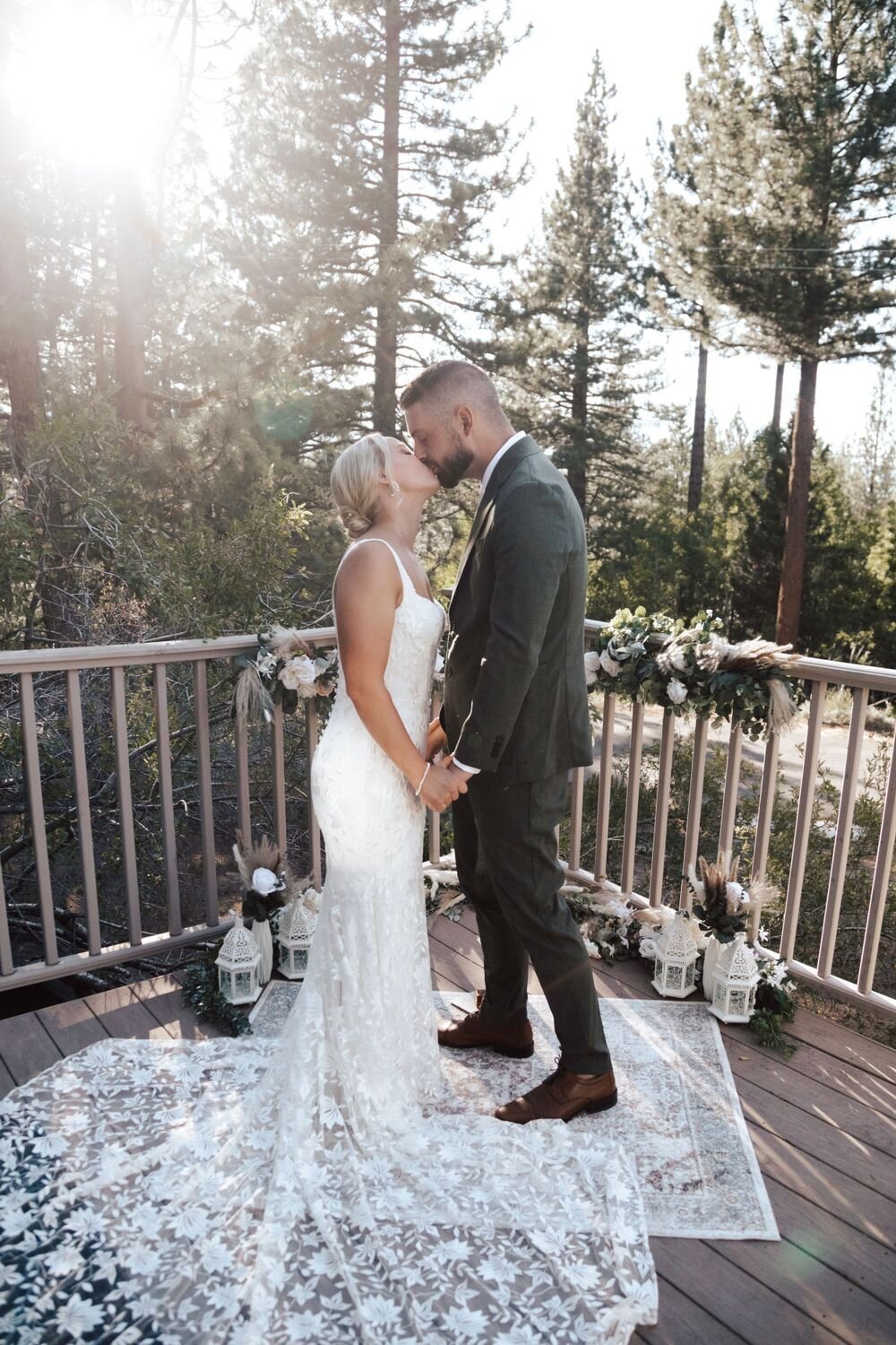 Haley + Taylor South Lake Tahoe Backyard Beach Elopement38