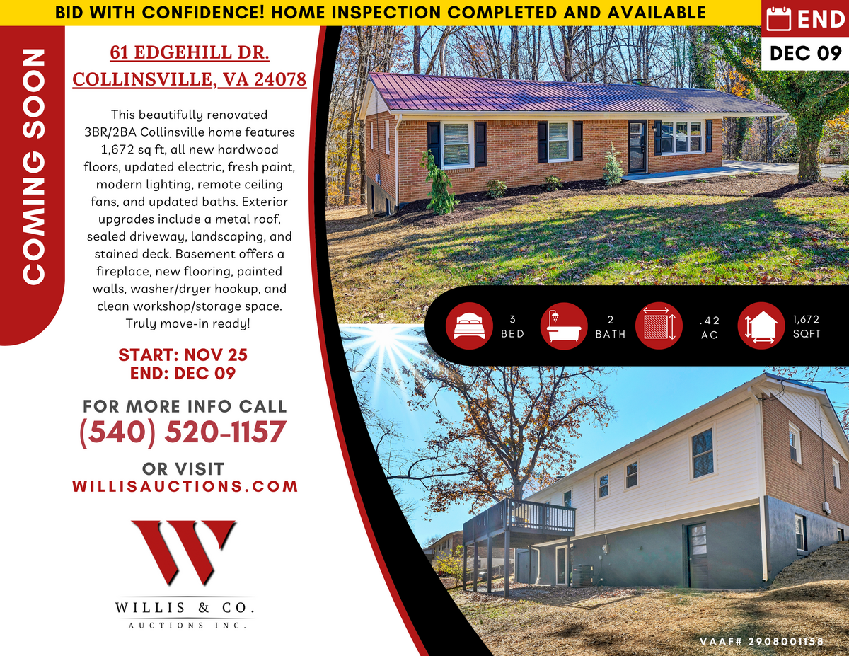 Edgehill Flyer Bid with confidence