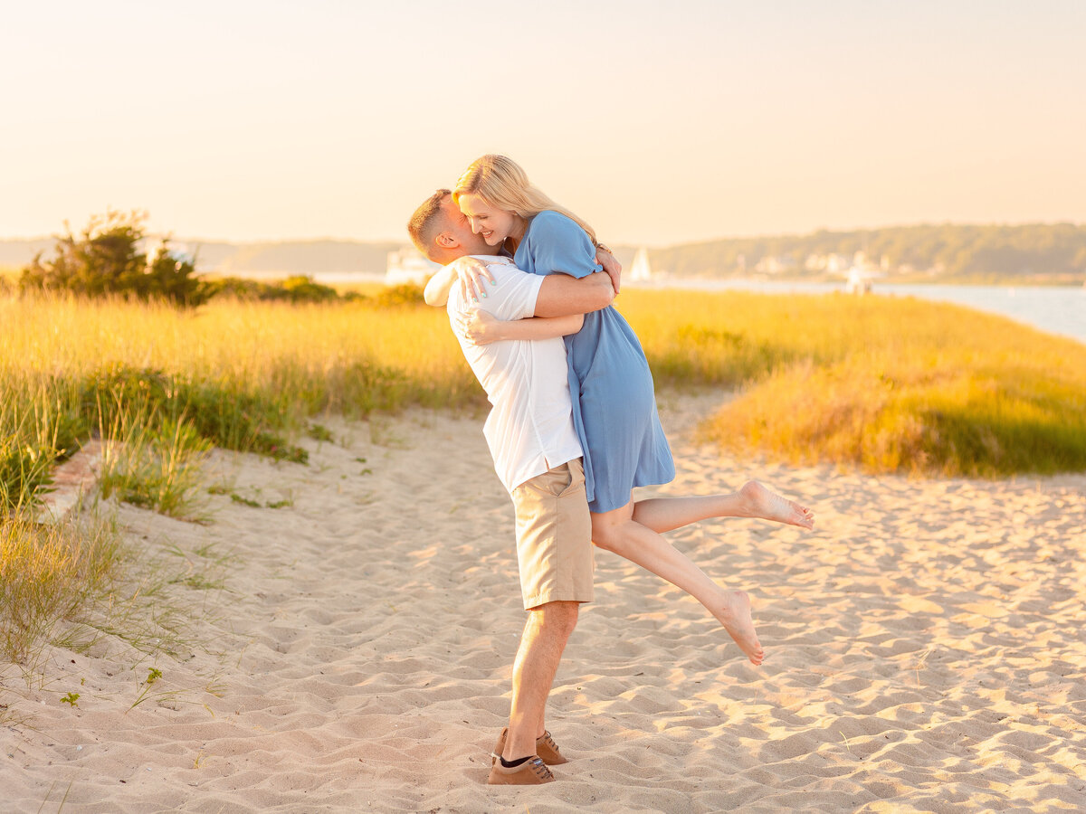 couple-dance-watch-hill-engagement