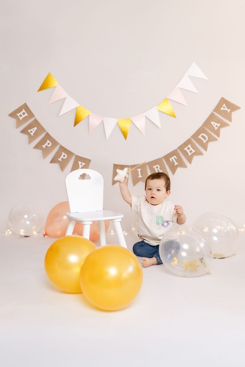 Shooting Anniversaire 1 an bébé