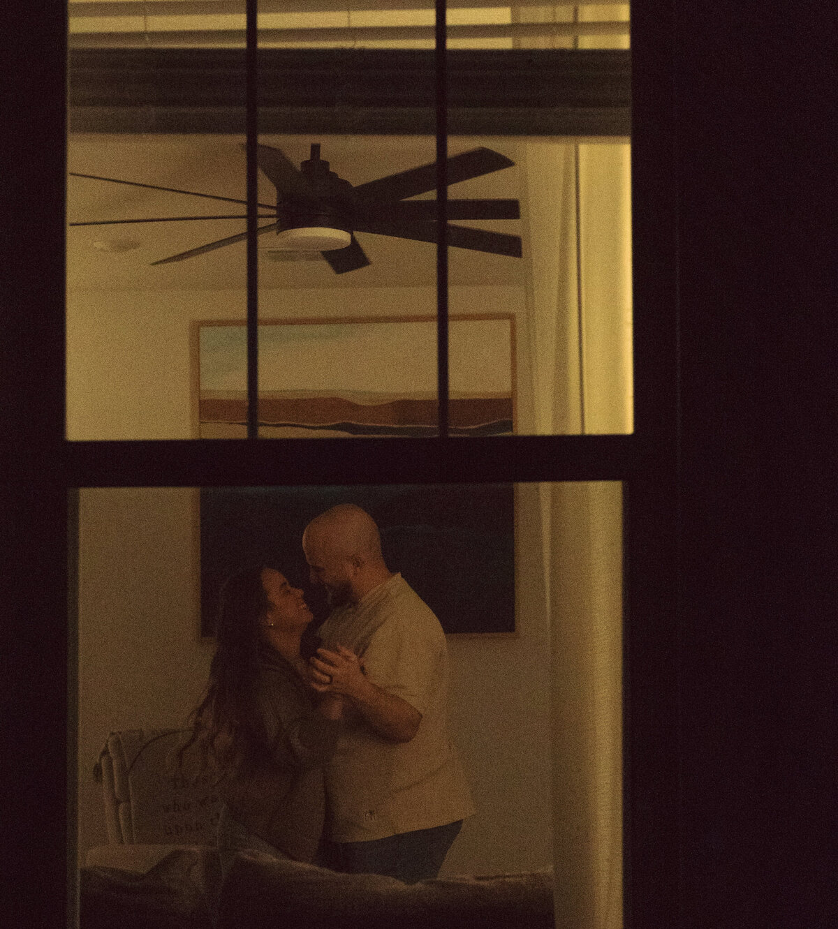 A North Georgia couple shares an intimate date night. 