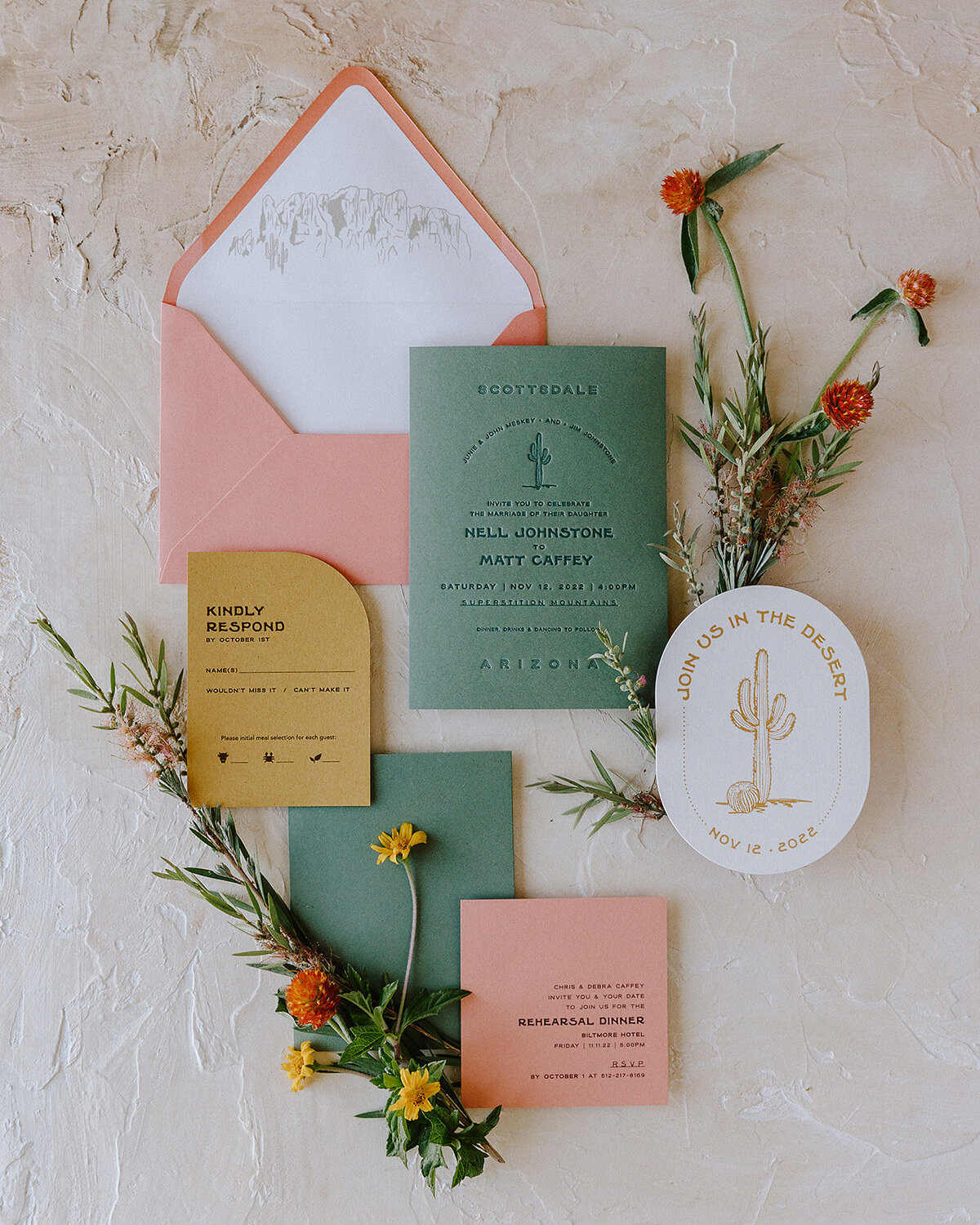 Desert-wedding-invitation-phoenix-arizona