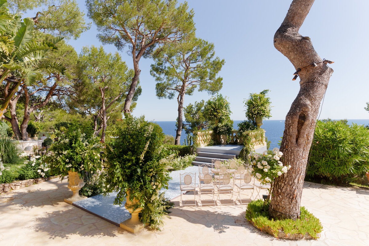Luxury Ceremony  at Le Grand Hôtel du Cap Ferrat, French Riviera