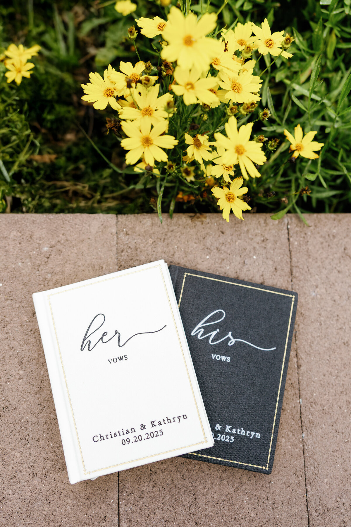 His and her wedding vows