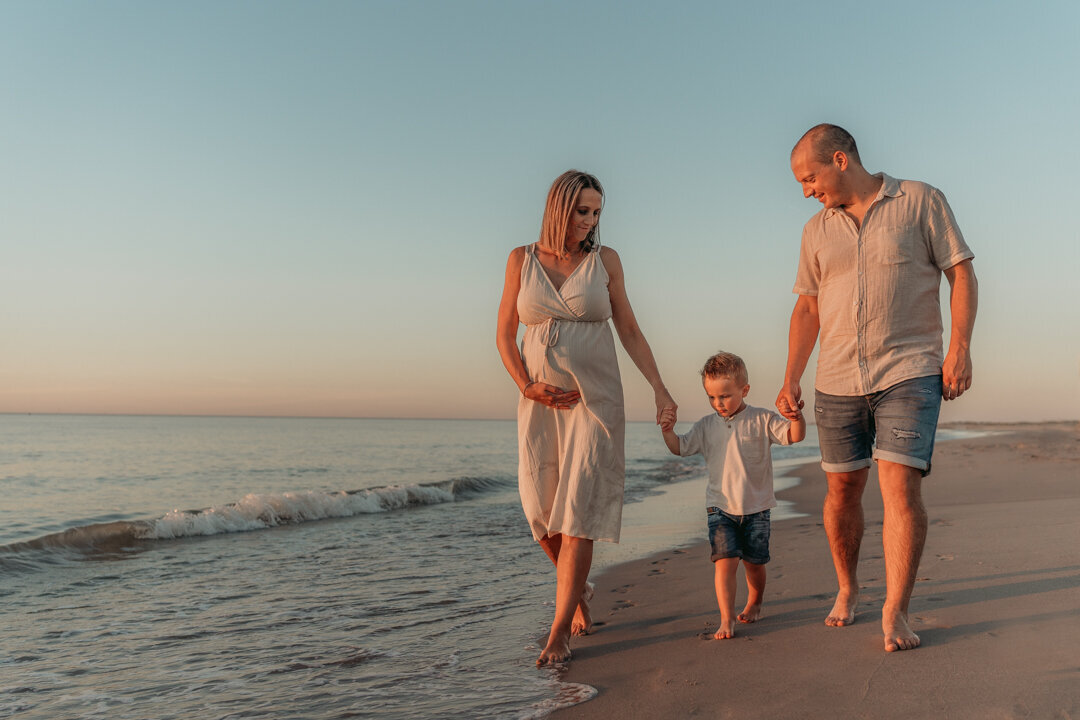 Fotoshoot strand zwangerschap-13