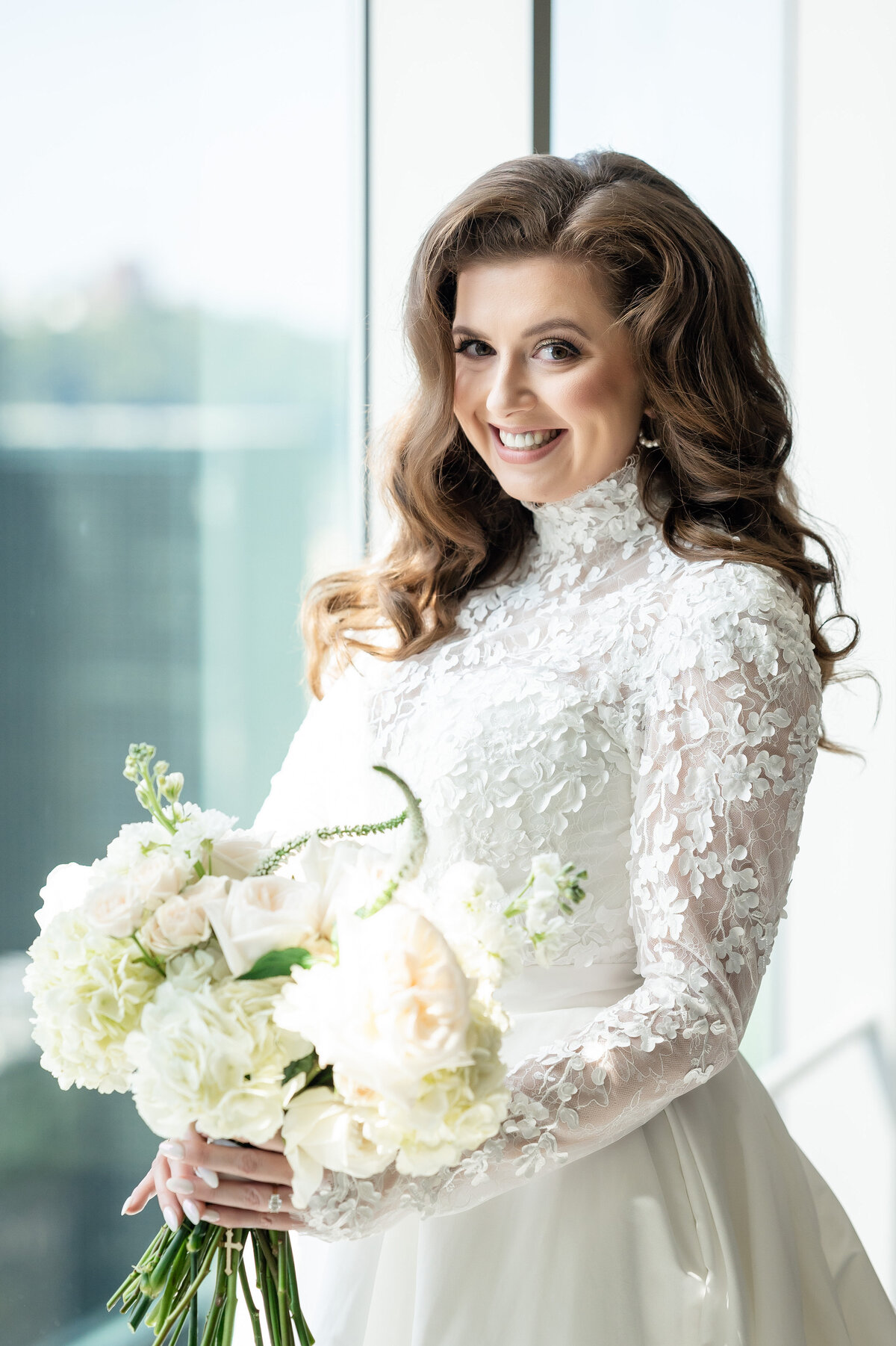 bride at suite fairmont hotel