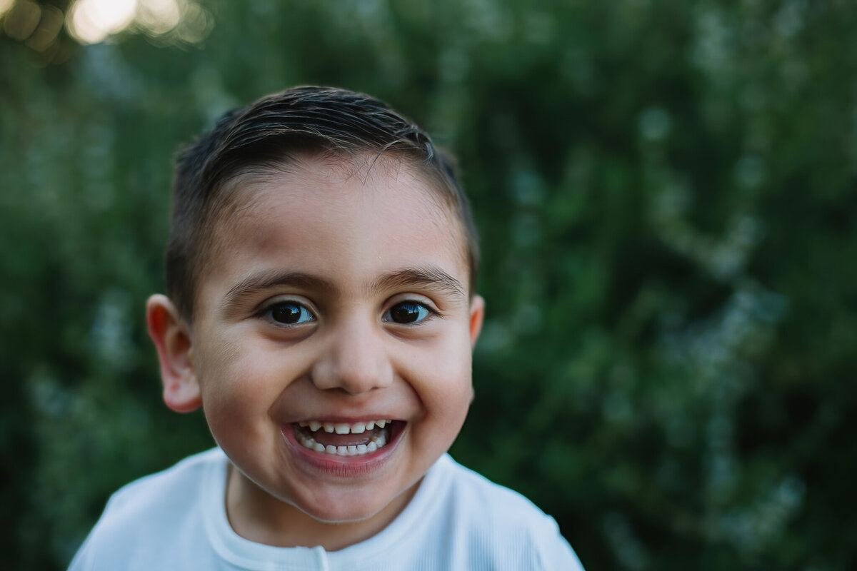 Portraits of three year old