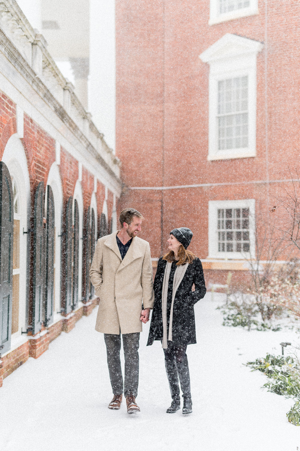 Snowy Charlottesville Engagement - Hunter and Sarah Photography-17
