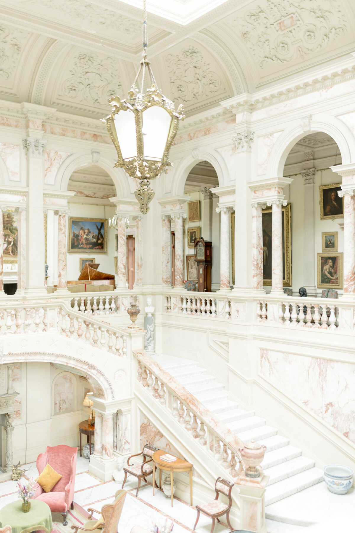 Gosford House wedding staircase