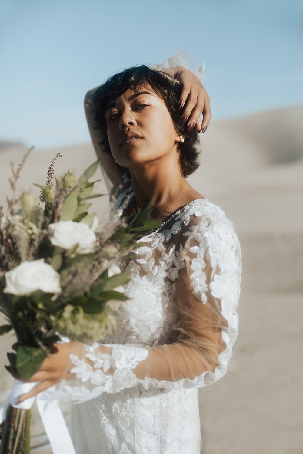 Daisy Randy Fenoli Bridals Reno Nevada Sand Dunes Katherine Krakowski Lake Tahoe Reno Photographer2