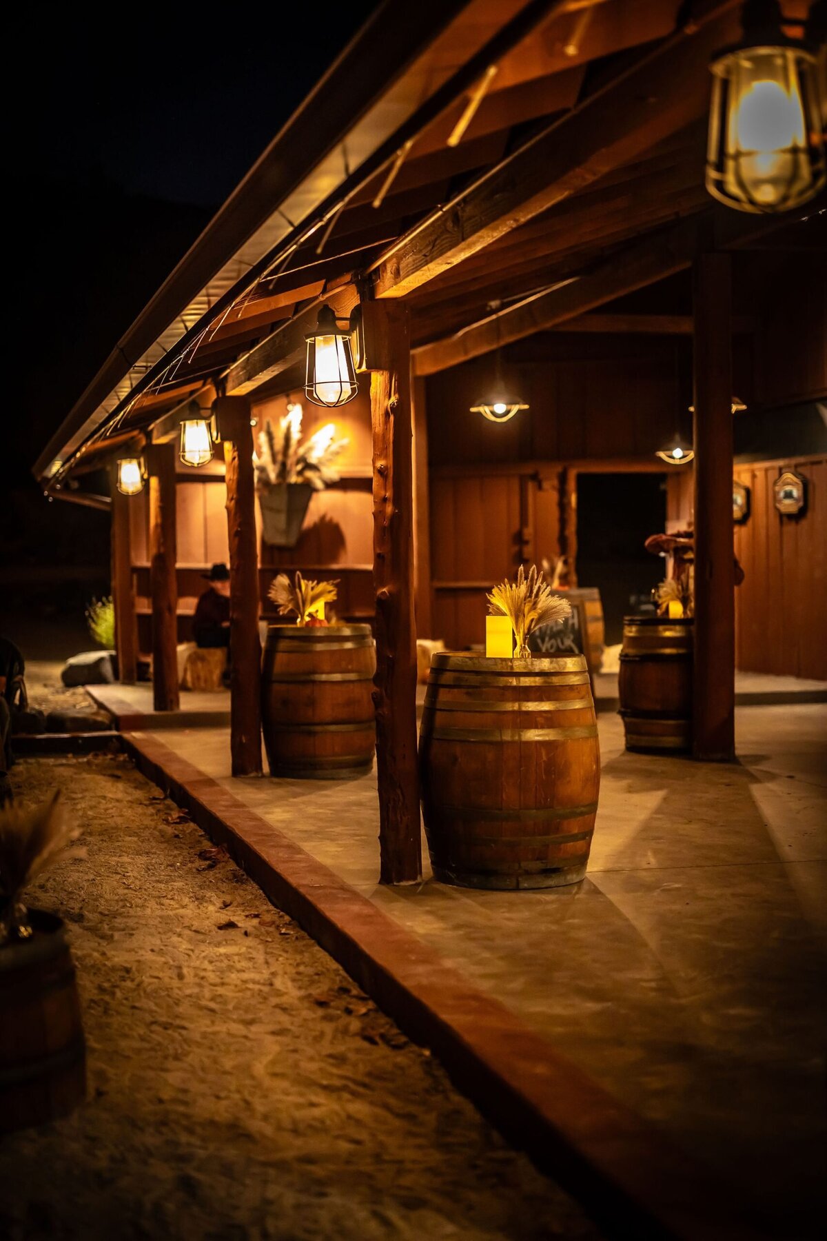DA Ranch Southwestern Weddings night-time-porch-1-scaled