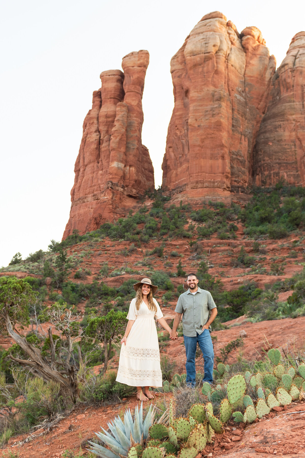 Wedding Anniversary Couple's Portrait Photographer - Cathedral Rock - Sedona, Arizona - Bayley Jordan Photography